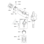 Piston/Crankshaft for FH541V