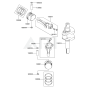 Piston/Crankshaft for FH580V