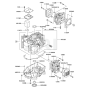 Cylinder / Crankcase Kawasaki FH580V