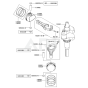 Piston/Crankshaft for FH661V
