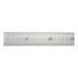 Satin Chrome Rule 1 Metre / 39in by Fisher - FC39