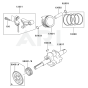 Piston/Crankshaft for FJ100D