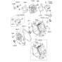 Cylinder/Crankcase Kawasaki FJ100D