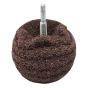 Scruff Ball 75mm / 3in Brown Coarse by Flexipads - BA310