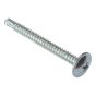 Baypole Self-Drill Screw Phillips Wafer Head ZPﾠ4.8ﾠxﾠ50mmﾠBox 100 by Forgefix - 100BPS4850ZP