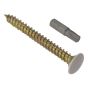 Concrete Frame Screw Torx Compatible High-Low Thread ZYP 7.5 x 62mm Box 100 by Forgefix - CFS62