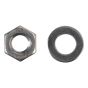 Hexagonal Nuts & Washers A2 Stainless Steel M10 Forge Pack 8 by Forgefix - FPNUT10SS