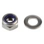 Nyloc Nuts & Washers A2 Stainless Steel M10 Forge Pack 8 by Forgefix - FPNYLOC10SS