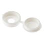 Hinged Cover Cap White No. 6-8 Bag 100 by Forgefix - 100HCC0