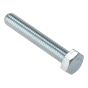 M6 x 50mm Forgefix Zinc Plated 8.8 HT DIN 933 Setscrews 10 Pack