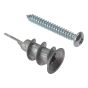 Cavity Wall Zinc Speed Plug & Screw 4.5mm Bag 25 by Forgefix - 25MSP420