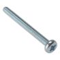 Machine Screw Pozi Pan Head ZP M4 x 30mm Bag 25 by Forgefix - 25MSPH430