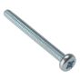 Machine Screw Pozi Pan Head ZP M6 x 30mm Bag 25 by Forgefix - 25MSPH630