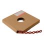 Red Plastic Coated Pre-Galvanised Band 17mm x 0.8 x 10m Box 1 by Forgefix - PCBR17