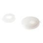 Domed Cover Cap White No. 6-8 Bag 25 by Forgefix - 25PDT0