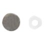 Domed Cover Cap Chrome Coloured No. 6-8 Bag 25 by Forgefix - 25PDT5