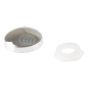 Domed Cover Cap Chrome Coloured No. 6-8 Bag 25 by Forgefix - 25PDT5