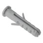 Nylon Wall Plug Rimmed M6 x 30mm Bag 100 by Forgefix - 100RMD630