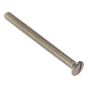 Socket Screw Slotted Raised Head Nickel Plated 3.5 x 75mm Bag 100 by Forgefix - 100SS3575NP
