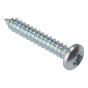Self-Tapping Screw Pozi Pan Head ZP 3/4in x 8 Box 200 by Forgefix - STPP348ZP