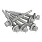 TechFast Hex Head Roofing Screw Self-Drill Heavy Section 5.5 x 60mm Pack 50 by Forgefix - TFHH5560