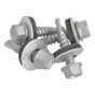 TechFast Hex Head Roofing Screw Self-Drill Light Section 5.5 x 25mm Pack 100 by Forgefix - TFHL5525