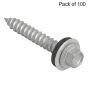 Hex Slash Metric Timberscrew, Size: 6.3 x 32mm - Pack of 100