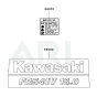 Kawasaki FR541V Engine Label