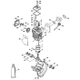 Stihl FS100 FS110 Engine 40mm Assembly