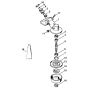 Stihl FS130 FS130r Gear Head Assembly