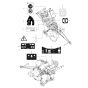 Husqvarna FS600 E Decals