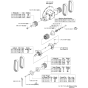 Gearbox-Blade Shaft Assembly