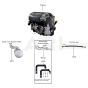 Kawasaki FT651V Engine Parts