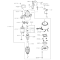 Starter for Kawasaki FT730V