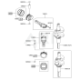 Piston/Crankshaft for FX481V