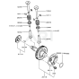 Valve/Camshaft Kawasaki FZ340D