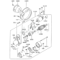 Starter for Kawasaki FZ340G