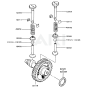 Valve/Camshaft for Kawasaki FZ400D