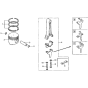 Piston Assembly for Honda G200