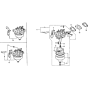 Carburetor 1 Assembly for Honda G200
