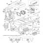 Main Assembly for Belle G5000 Generator with Lister Engine