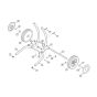Wheel Carrier for GE 355 Shredders