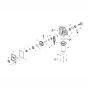 Gearbox Assembly for Altrad Belle RTX50 & RTX60 Trench Rammer
