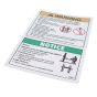 Decal Warning Standard Fork Safety for Genie SLA Manual Lift - 32687GT