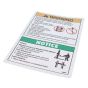 Decal Warning Standard Fork Safety for Genie SLA Manual Lift - 32687GT
