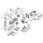 Hedgecutter Assembly for Bosch GHE 70 R