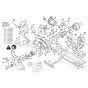 Circular hand saw Assembly for Bosch GKS 85