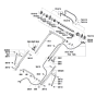 Cordless Lawnmower Assembly-1 for Bosch GRA 48