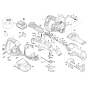 Saw Assembly for Bosch GSA 18V-32