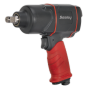 Composite Air Impact Wrench 1/2"Sq Drive Twin Hammer Sealey Part No. GSA6006